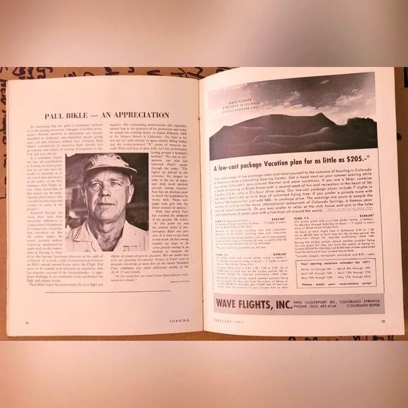 Soaring Magazine - February 1971 - For Glider Plane Enthusiasts - Vintage Book - Picture 4 of 6